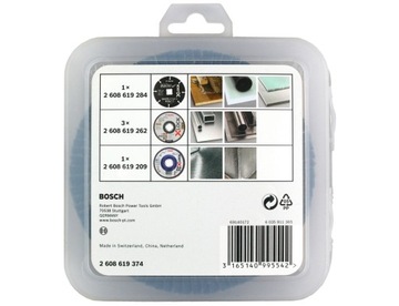 НАБОР BOSCH ИЗ 5 ДИСКОВ X-LOCK 125 мм в контейнере