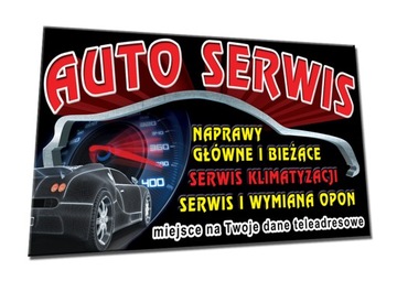 BANER 2x1 AUTO SERWIS KLIMATYZACJI licznik opony