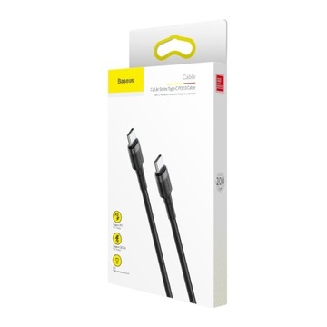 КАБЕЛЬ BASEUS STRONG USB-C/USB-C PD 60 Вт 2 м