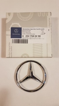 Mercedes C202 gwiazda klapy tył emblemat 2027580258