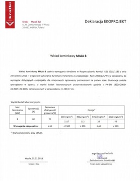 KOMINEK zestaw wkład EKO rama marmur 8 akcesoria