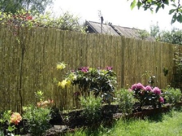 БАМБУКОВЫЙ КОВРИК 1,2 x 5м ПЛОТНЫЙ ЗАБОР ДЛЯ ЗАЩИТЫ БАЛКОНА