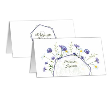 WINIETKI WIZYTÓWKI WESELNE rustykalne boho wianki