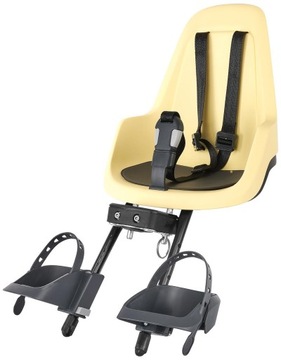 FOTELIK ROWEROWY BOBIKE GO MINI Lemon + Osłona