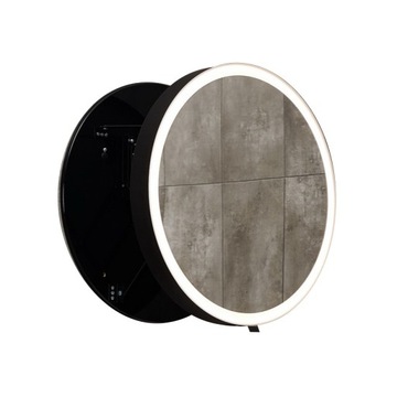 LUSTRO WYSUWANE MIIOR MOON Ø 80 BLACK ART. 302801