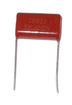 KONDENSATOR POLIPROPYLEN 1uF 250V 10sztuk (2914)