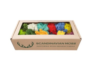 Норвежский крабовый мох SAMPLE Mix Color NOR 400г