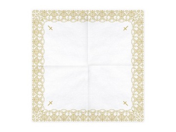 Салфетки для причастия, золото и серебро, НАБОР
