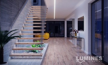 АЛЮМИНИЕВЫЙ ПРОФИЛЬ для LED X 2M SILVER с ЛАМПОЙ