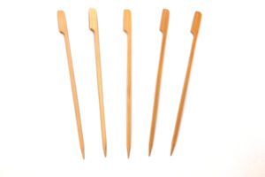 PATYKI BAMBUSOWE GOLF 20cm DŁUGIE (100) RED PLAST