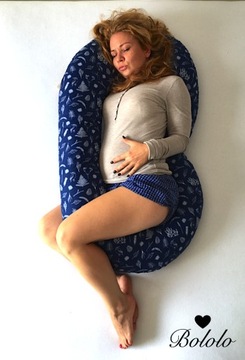 ПОДУШКА ДЛЯ БЕРЕМЕННЫХ, ТИП C БАРХАТ