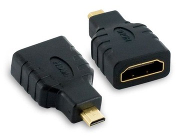 Adapter HDMI - microHDMI do Raspberry Pi 4