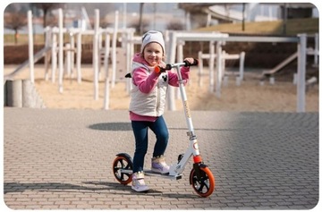 HULAJNOGA SKŁADANA DUŻA LIONELO LUCA AMORTYZATOR LEKKA WYTRZYMAŁA HAMULEC