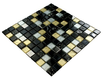 Mozaika szklana mix GOLD METALIK ENGLASS