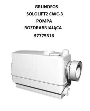 НАСОС ДЛЯ ШЛИФОВКИ GRUNDFOS SOLOLIFT2 CWC-3