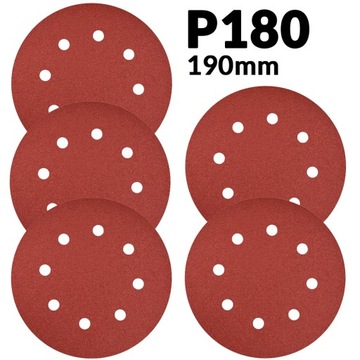 PAPIER ŚCIERNY 190mm P180 5 szt MP-0020 0015 0017
