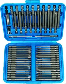 Zestaw BITY DŁUGIE MIESZANE 75mm 55 szt. Condor