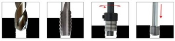 Пружины для ремонта резьбы M6X1mm 1.5D Bearcoil