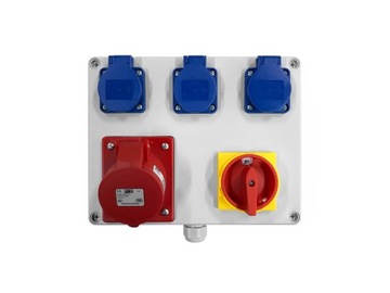 ROZDZIELNICA NATYNKOWA GOTOWA 1x32A 4P 400V/3x230V