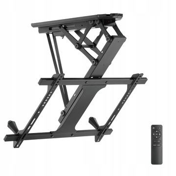 Потолочное электрическое крепление для телевизора + пульт дистанционного управления.