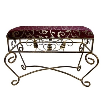 METALOWA PUFA 70 CM SOFA OTOMANA SIEDZISKO