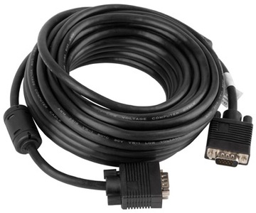 Kabel 10m D-Sub VGA SVGA ferryt ekran JAKOŚĆ DŁUGI