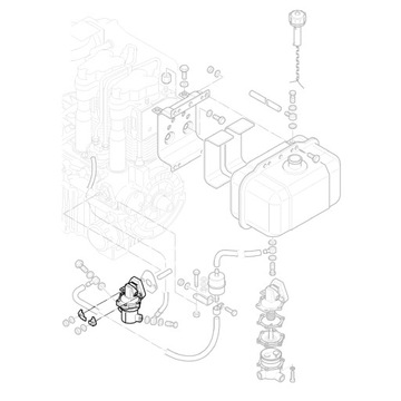 HATZ 01601300 Pompa paliwa 2G30 2G40