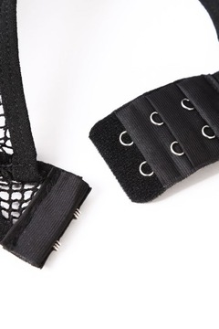 БОДИ С Кружевом Черный Рег. Чувственные ремни М