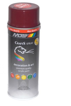 CRAFTS АКРИЛОВАЯ АЭРОЗОЛЬНАЯ КРАСНАЯ КРАСНАЯ КРАСНАЯ КРАСНАЯ ВИНА RAL 3005
