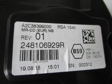 Часы-счетчики RENAULT TALISMAN 248106929R