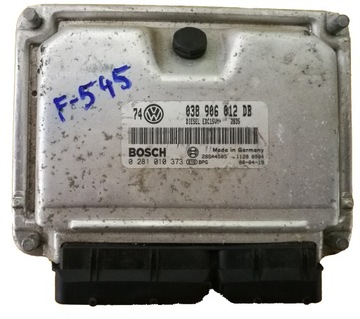 ECU VW GOLF IV 1.9TDI 038906012DB 0281010373 DOPIS