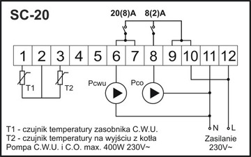 дифференциальный контроллер СОЛНЕЧНЫЙ КОНТРОЛЛЕР коллекторов