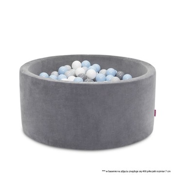 ШАРЫ ДЛЯ БАССЕЙНА, 100 ШТ. бело-серо-розовый