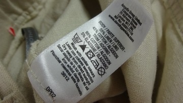 DOROTHY PERKINS__SPODNIE CIĄŻOWE LNIANE LEN__46