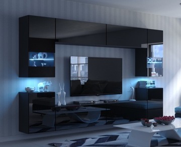 Meblościanka Meble Zestaw Salon Witryna SKY C27