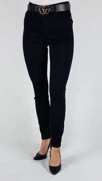 ЧЕРНЫЕ БРЮКИ GOODIES С ВЫСОКОЙ ПОСАДКОЙ, РАЗМЕР 44/2XL