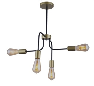 żyrandol Lampa sufitowa wisząca E27 nad stół retro