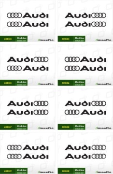 2 наклейки Наклейка AUDI A3 A4 A6 A8 TT Q7 SPORT