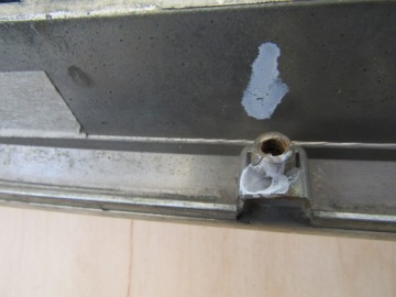 Решетка переднего бампера Ssangyong Rodius I 08-