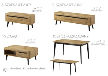 Комод 160, Коллекция FIORD II, Индустриальная мебель