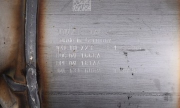 КАТАЛИТИЧЕСКИЙ ДИЗЕЛЬНЫЙ ФИЛЬТР ЧАСТИЦ DPF 04L131723BJ