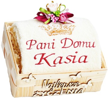Ręcznik Haft ORYGINALNY Prezent na Dzień Kobiet