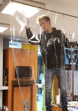 ФОЛЬГОВАЯ ШТОРА АНТИВИРУСНАЯ ЗАЩИТНАЯ КРЫШКА ЭКРАН