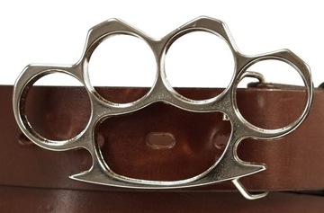 КОЖАНЫЙ РЕМЕНЬ ДЛЯ БРЮК 4 СМ, ПРЯЖКА НА ЗАКАЗ 110