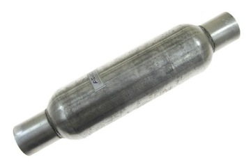 TŁUMIK ŚRODKOWY Fi 45mm SPORTOWY PRZELOTOWY AWG