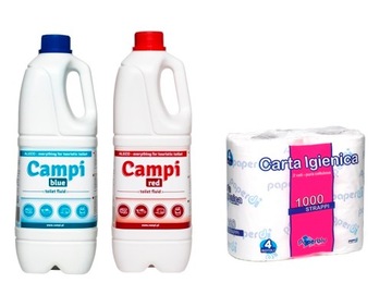 ЖИДКОСТЬ ДЛЯ ТУРИСТИЧЕСКИХ ТУАЛЕТОВ CAMPI 4L + BR PAPER