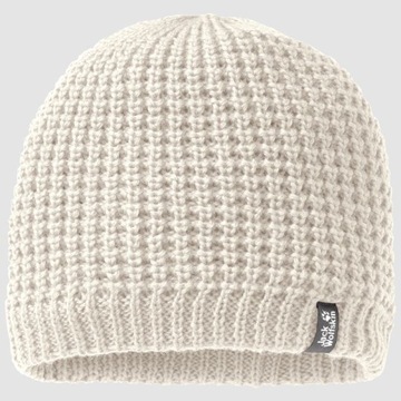 JACK WOLFSKIN CZAPKA KREMOWA MILTON CAP BIRCH L