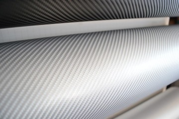 УГЛЕРОДНАЯ ФОЛЬГА 4D СЕРЕБРЯНЫЙ ШПОН 152x50 CARBON HIT