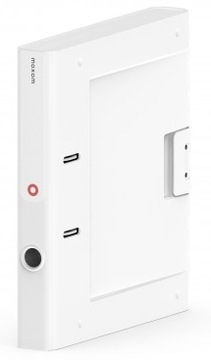 Segregator NewBinder A4/50 MOXOM plastik biały