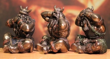 ВИКИНГ ВИКИНГИ ФИГУРКА НЕ ГОВОРИТ, НЕ СЛЫШИТ, НЕ ВИДИТ